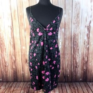 BILLABONG Charcoal Gray Spaguetti Straps Dress